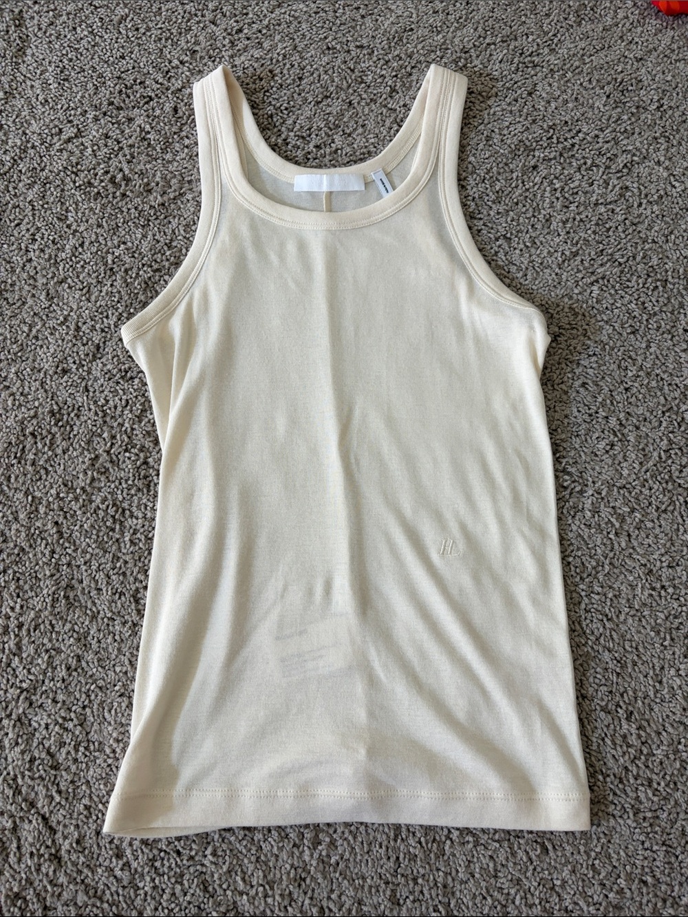Helmut Lang Ribbed Tank Top